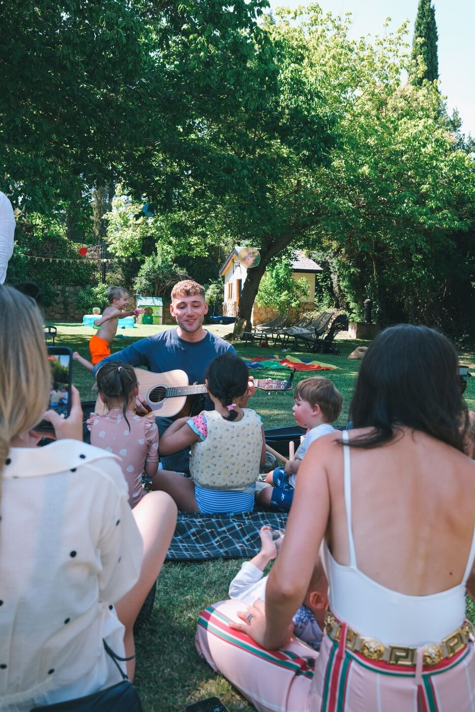 Pop-up class in the park